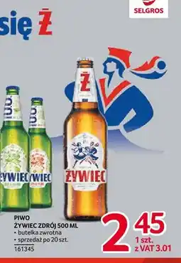 Selgros Piwo Żywiec Zdrój oferta