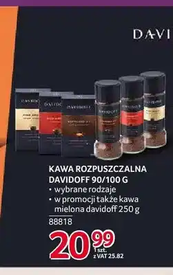 Selgros Kawa rozpuszczalna Davidoff oferta