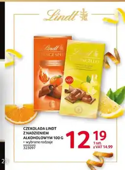 Selgros Czekolada Lindt z nadzieniem alkoholowym Orange Spritz oferta
