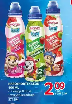 Selgros Napój Hortex Leon woda & sok jabłko arbuz oferta