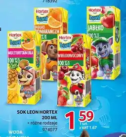 Selgros Sok Leon Hortex jabłko pomarańcza oferta