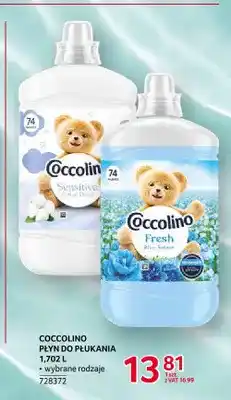 Selgros Płyn do płukania Coccolino Sensitive Cotton Cloud oferta