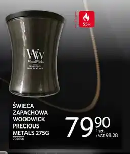 Selgros Świeca zapachowa WoodWick Precious Metals oferta