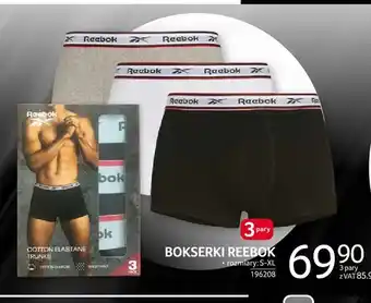 Selgros Bokserki Reebok 3-pak oferta