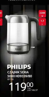 Selgros Czajnik seria 5000 HD9339/80 Philips oferta