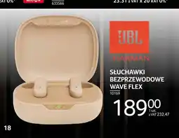 Selgros Słuchawki bezprzewodowe Wave Flex Jbl oferta