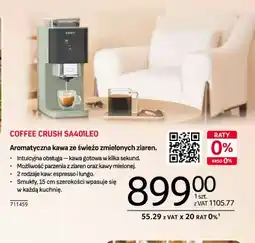 Selgros Ekspres do kawy Coffee Crush SA401LE0 Krups oferta