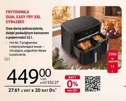 Selgros Frytownica Dual Easy Fry Xxl EY9428E0 Tefal oferta