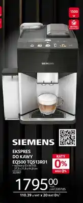 Selgros Ekspres do kawy EQ500 TQ513R01 Siemens oferta