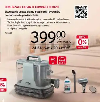 Odkurzacz Clean It Compact IZ3020 Tefal