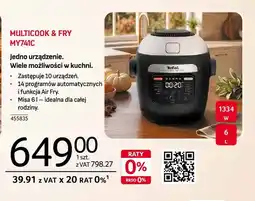 Selgros Multicooker Multicook & Fry MY741C Tefal oferta