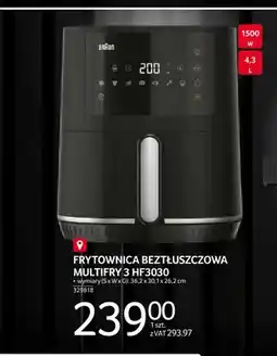 Selgros Frytownica beztłuszczowa Multifry 3 HF3030 Braun oferta
