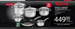 Selgros Komplet garnków 10 części Duetto+ Tefal oferta
