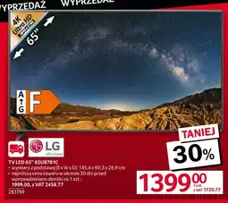 Selgros Telewizor LED 65'' 65UR781C Lg oferta