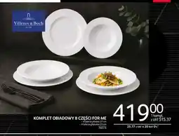 Selgros Komplet obiadowy 8 części For Me Villeroy & Boch oferta