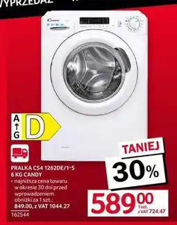 Selgros Pralka CS4 1262DE/1-S 6 kg Candy oferta