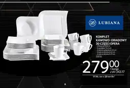 Selgros Komplet kawowo-obiadowy 30 części Opera Lubiana oferta