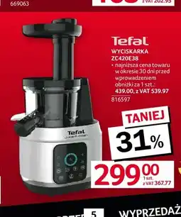 Selgros Wyciskarka ZC420E38 Tefal oferta