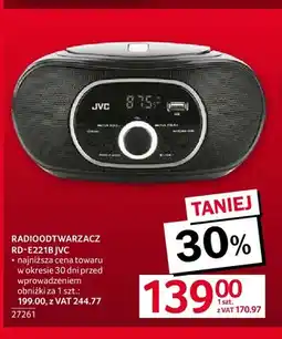 Selgros Radioodtwarzacz RD-E221B Jvc oferta