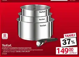 Selgros Komplet 3 garnków Ingenio Emotion Tefal oferta