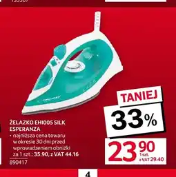 Selgros Żelazko EHI005 Silk Esperanza oferta