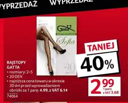 Selgros Rajstopy Gatta 20 DEN oferta