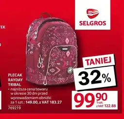 Selgros Plecak Rayday Tribal oferta