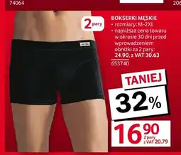 Selgros Bokserki męskie 2-pak oferta