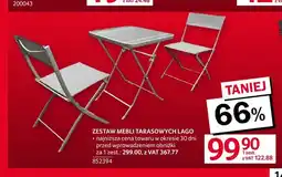 Selgros Zestaw mebli tarasowych Lago oferta