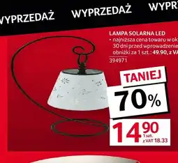 Selgros Lampa solarna LED oferta