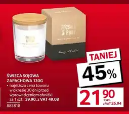 Selgros Świeca sojowa zapachowa oferta