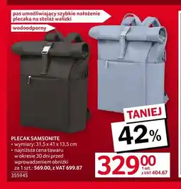 Selgros Plecak Samsonite oferta