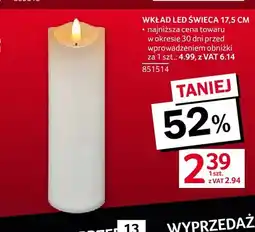 Selgros Wkład LED świeca 17,5 cm oferta