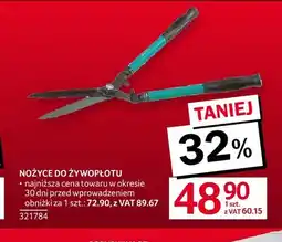 Selgros Nożyce do żywopłotu oferta