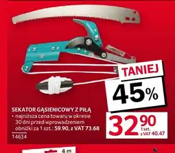 Selgros Sekator gąsienicowy z piłą oferta