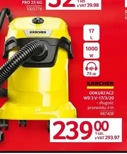 Selgros Odkurzacz Wd 3V-17/3/20 Kärcher oferta