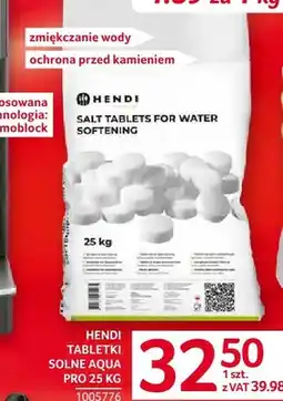 Selgros Tabletki solne Aqua Pro Hendi oferta