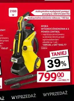 Selgros Myjka wysokociśnieniowa K 5 Power Control Kärcher oferta
