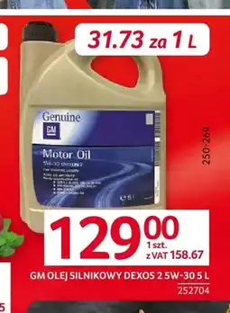 Selgros Olej silnikowy Dexos 2 5W-30 Gm oferta