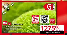 Selgros Telewizor LED 55 UE558072FUXXH Samsung oferta