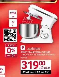 Selgros Robot planetarny ZKR1350 Zelmer oferta