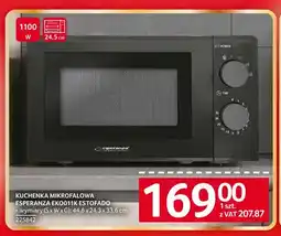 Selgros Kuchenka mikrofalowa Esperanza EKO011K Estofado oferta
