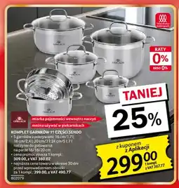 Selgros Komplet garnków 11 części Sendo Gerlach oferta