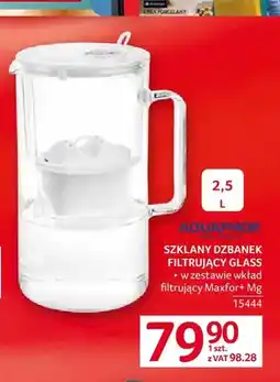 Selgros Szklany dzbanek filtrujący Glass Aquaphor oferta