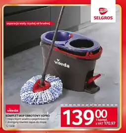 Selgros Komplet mop obrotowy H2PRO Vileda oferta