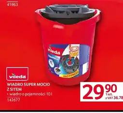 Selgros Wiadro Super Mocio z sitem Vileda oferta