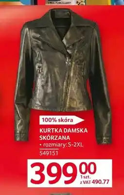 Selgros Kurtka damska skórzana oferta