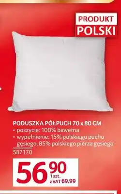 Selgros Poduszka półpuch 70x80 cm oferta