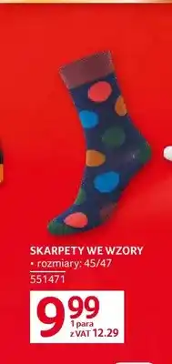 Selgros Skarpety we wzory oferta