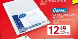 Selgros Koszulki groszkowe A4 Bantex oferta